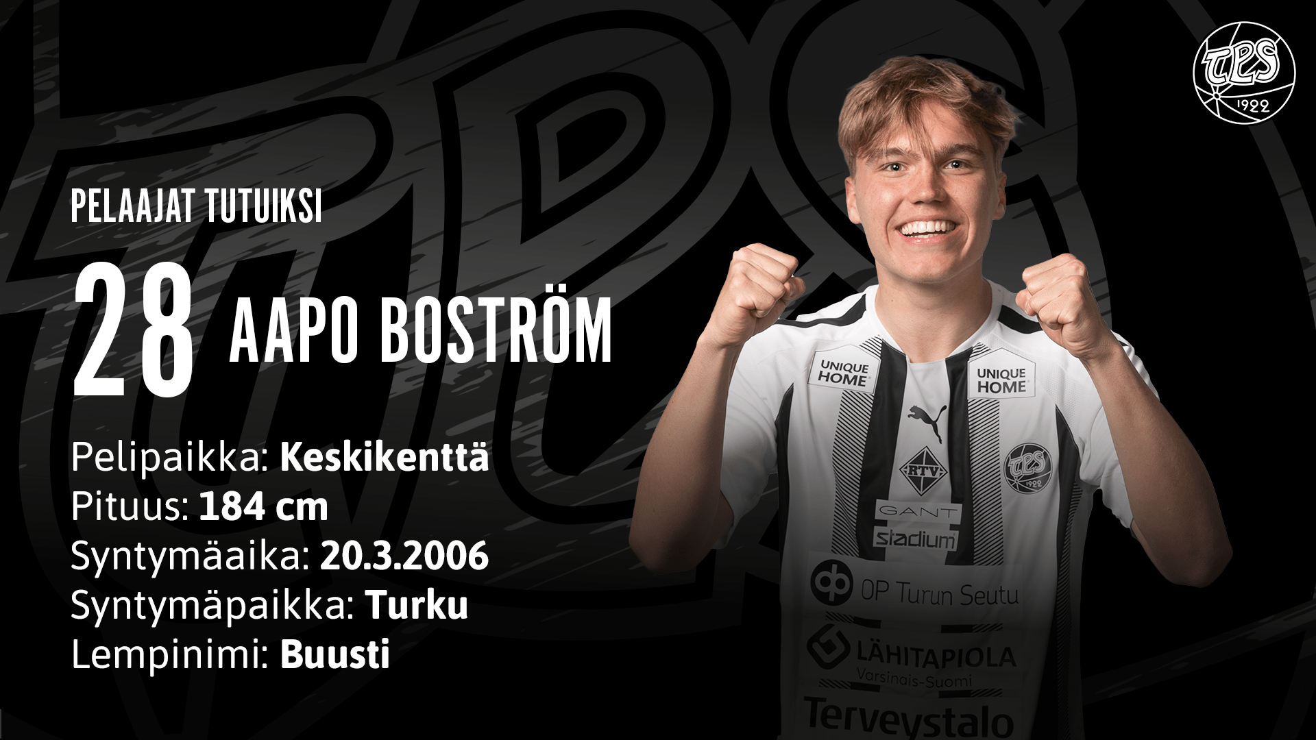 Pelaajat Tutuiksi 29 Aapo Bostr m FC TPS