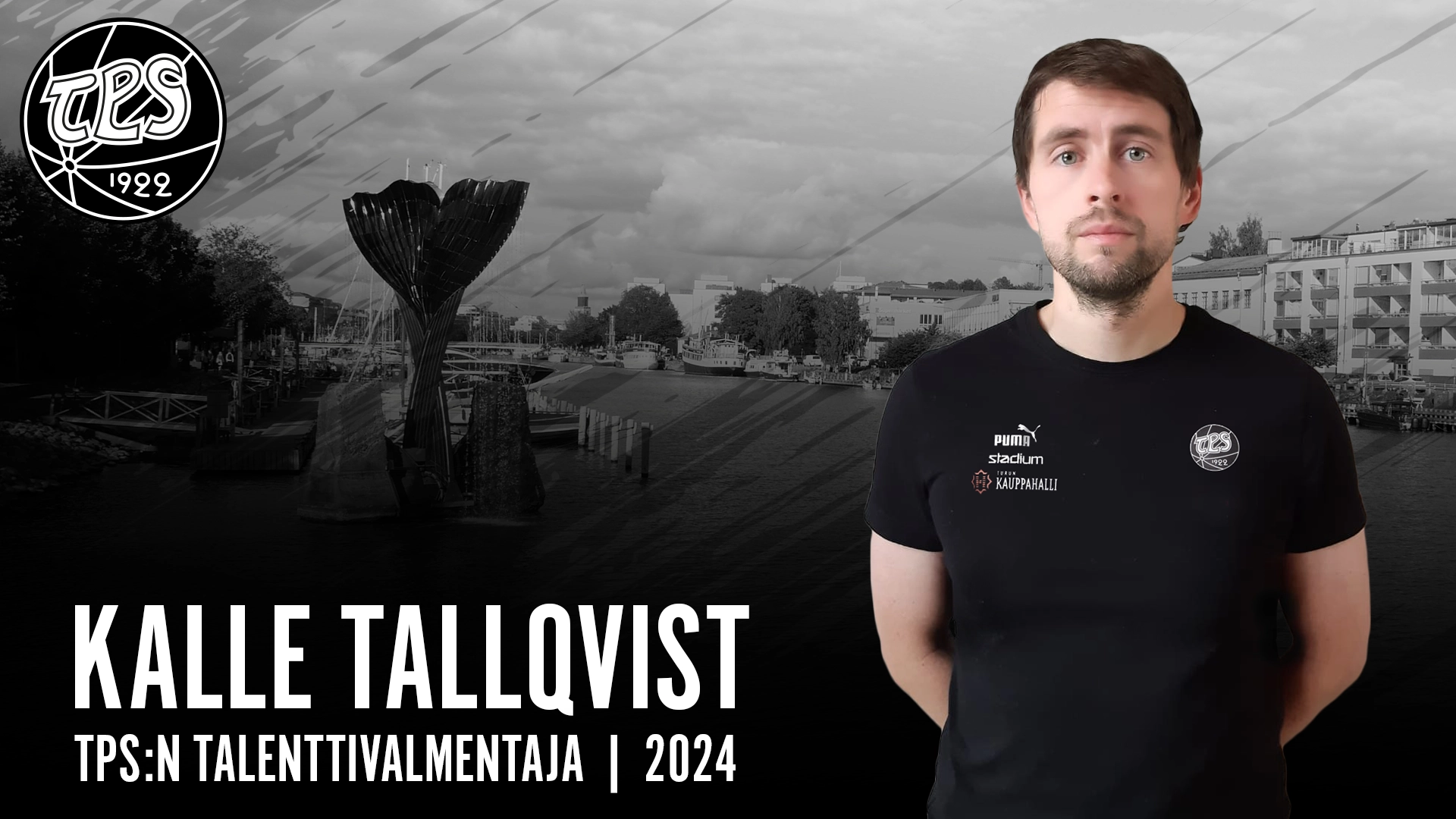 Kuvassa TPS:n talenttivalmentaja Kalle Tallqvist