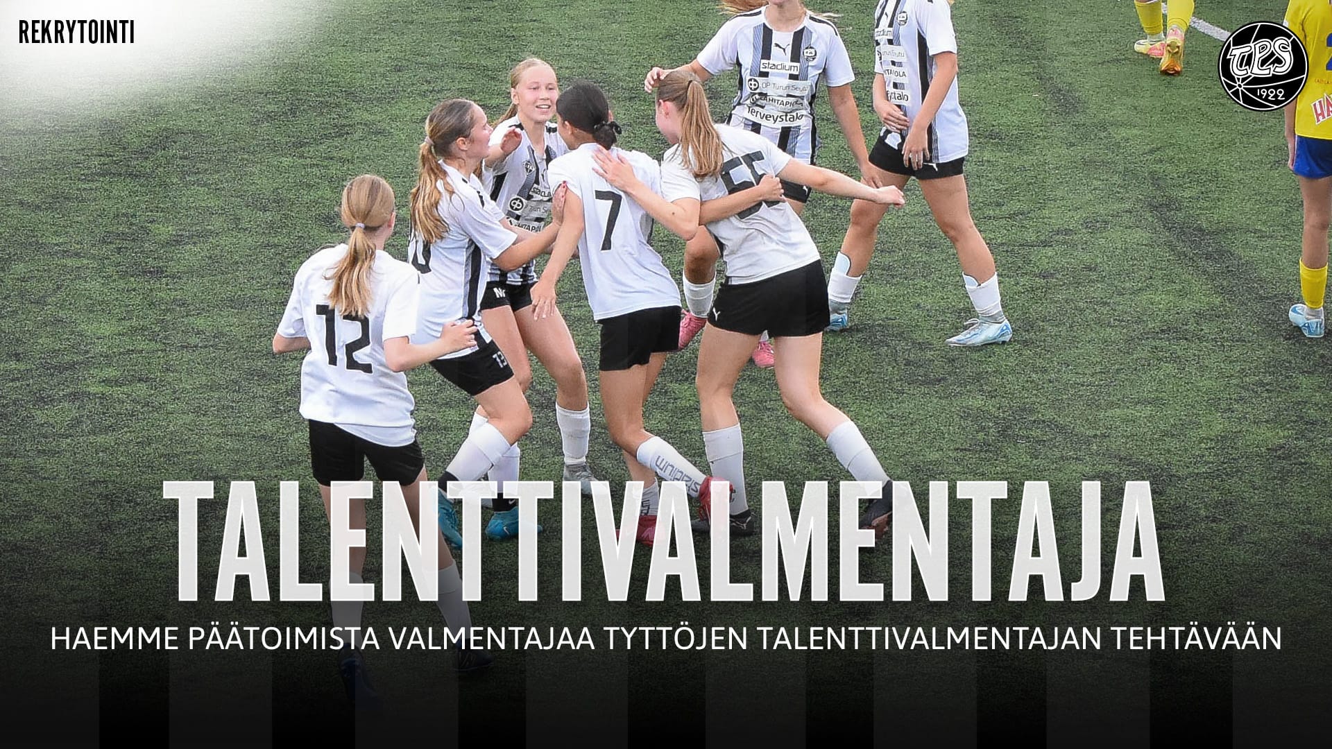 Rekrytointi talenttivalmentaja TPS Junorijalkapallo