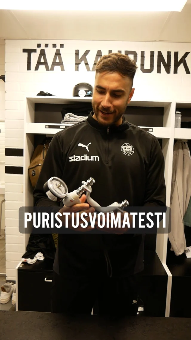 Terveystalo kävi mittaamassa TPS-pelaajien puristusvoiman 💪
Tsekkaa videolta, kuka on joukkueen vahvin mies ja tule haastamaan tulokset keskiviikon Lahti-kotipeliin otteluisäntä Terveystalon tapahtumapisteelle!