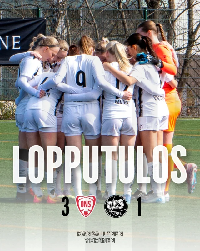Pisteet jäävät Ouluun.

⚽ Maalit:
32 min 0–1 Miina Kanerva
72 min 1–1 Reeta Pirilä
74 min 2–1 Roosa Uitto
89 min 3–1 Viivi Niemelä

⚫ Seuraava kotiottelu: Ti 24.6. klo 19.00 TPS–Ilves, Urheilupuiston Yläkenttä.